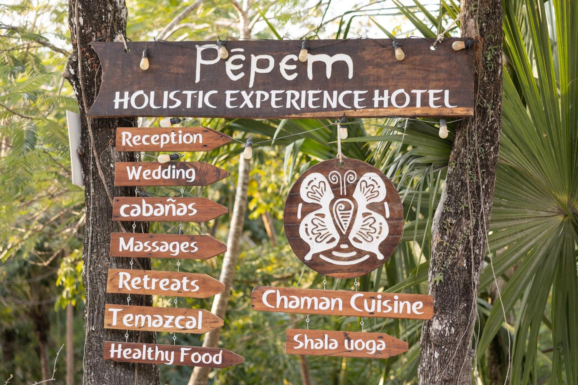 Вилла Pepem Holistic Experience - Adults Only Тулум Экстерьер фото